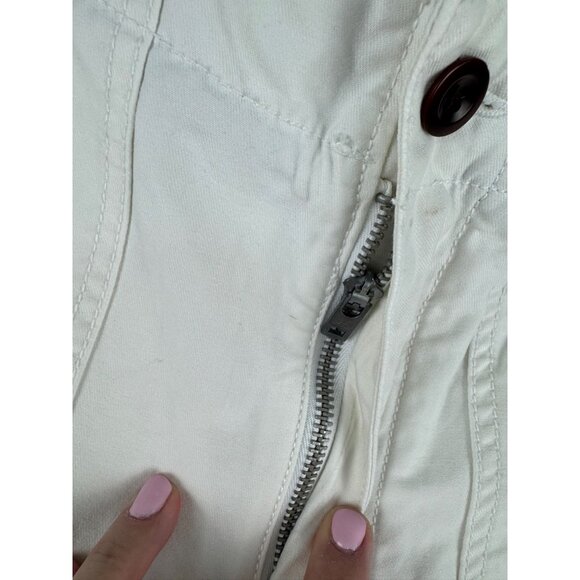 VTG J Crew Broken-In Favorite Fit Mens 31W 32L White NWT Y2K Casual Cotton Pants - Picture 3 of 16